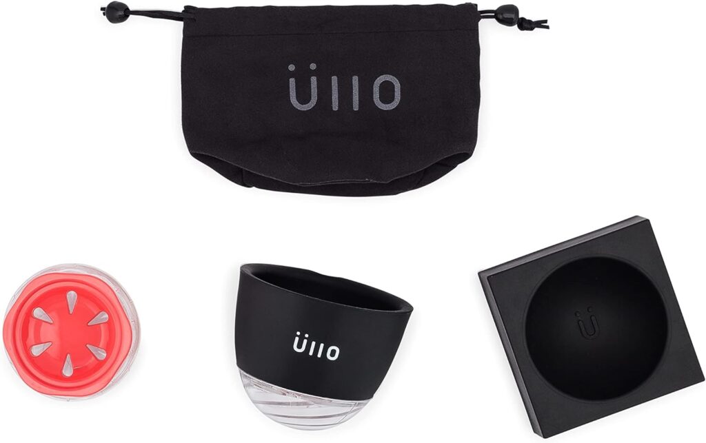 Ullo Wine Purifier with Hand Blown Decanter and 6 Selective Sulfite Filters, Restore the Natural Purity of Wine